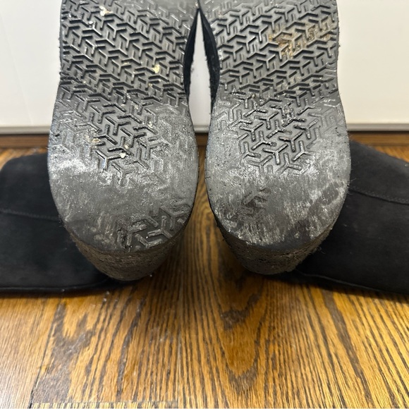 Bally Guard II Black Suede Leather Shearling-Lined Booties EU 36  Sz 5.5 US $680 - Picture 3 of 11